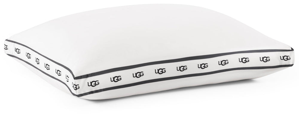 UGG oreiller Devon face avant montrant packaging et format standard bénéfice confort