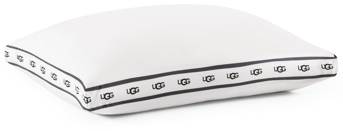 UGG oreiller Devon face avant montrant packaging et format standard bénéfice confort