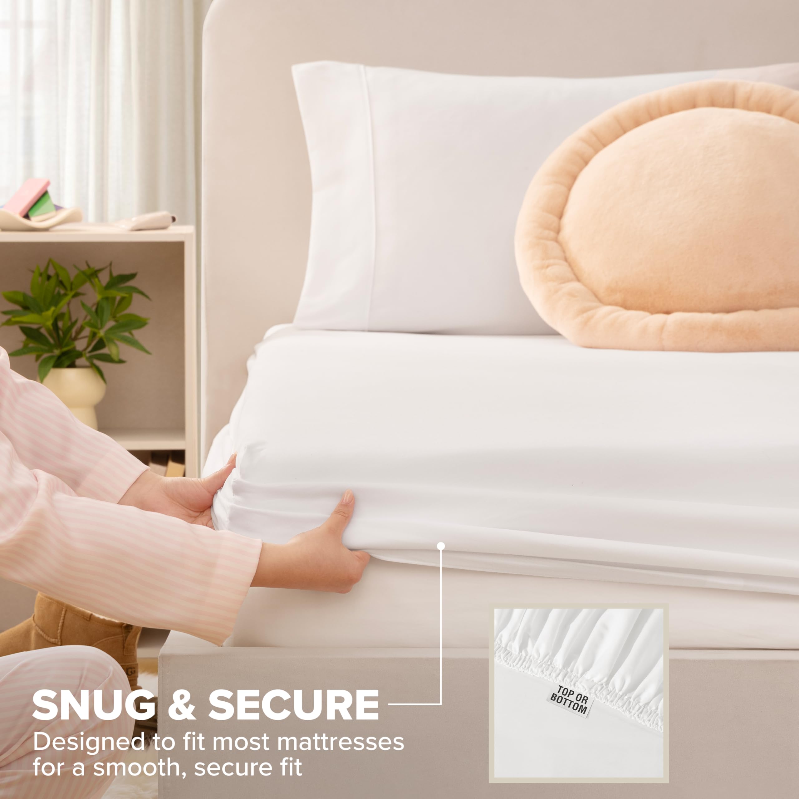 UGG Hedi taie d'oreiller profil montrant fermeture et confort