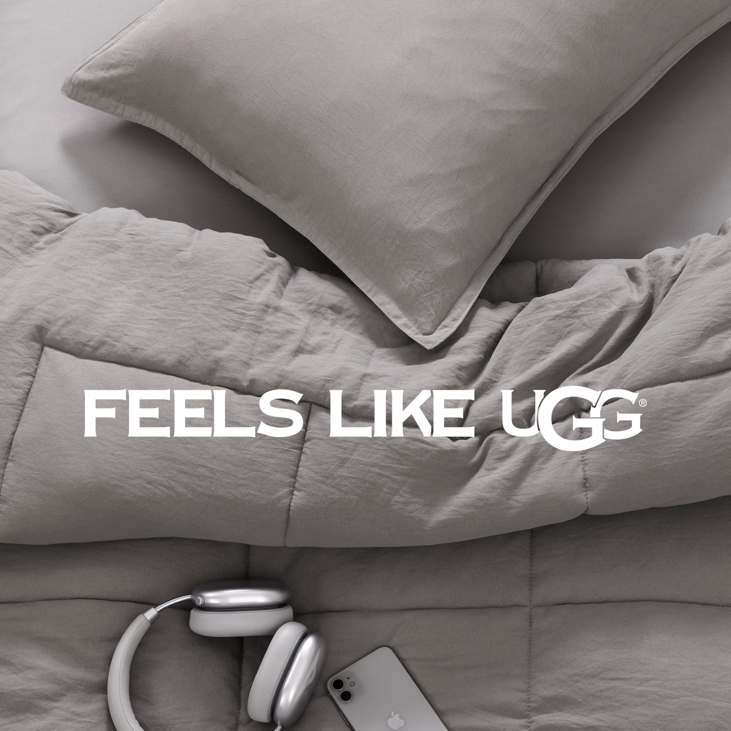 UGG Leonora comparaison d'échelle montrant dimension Twin pratique