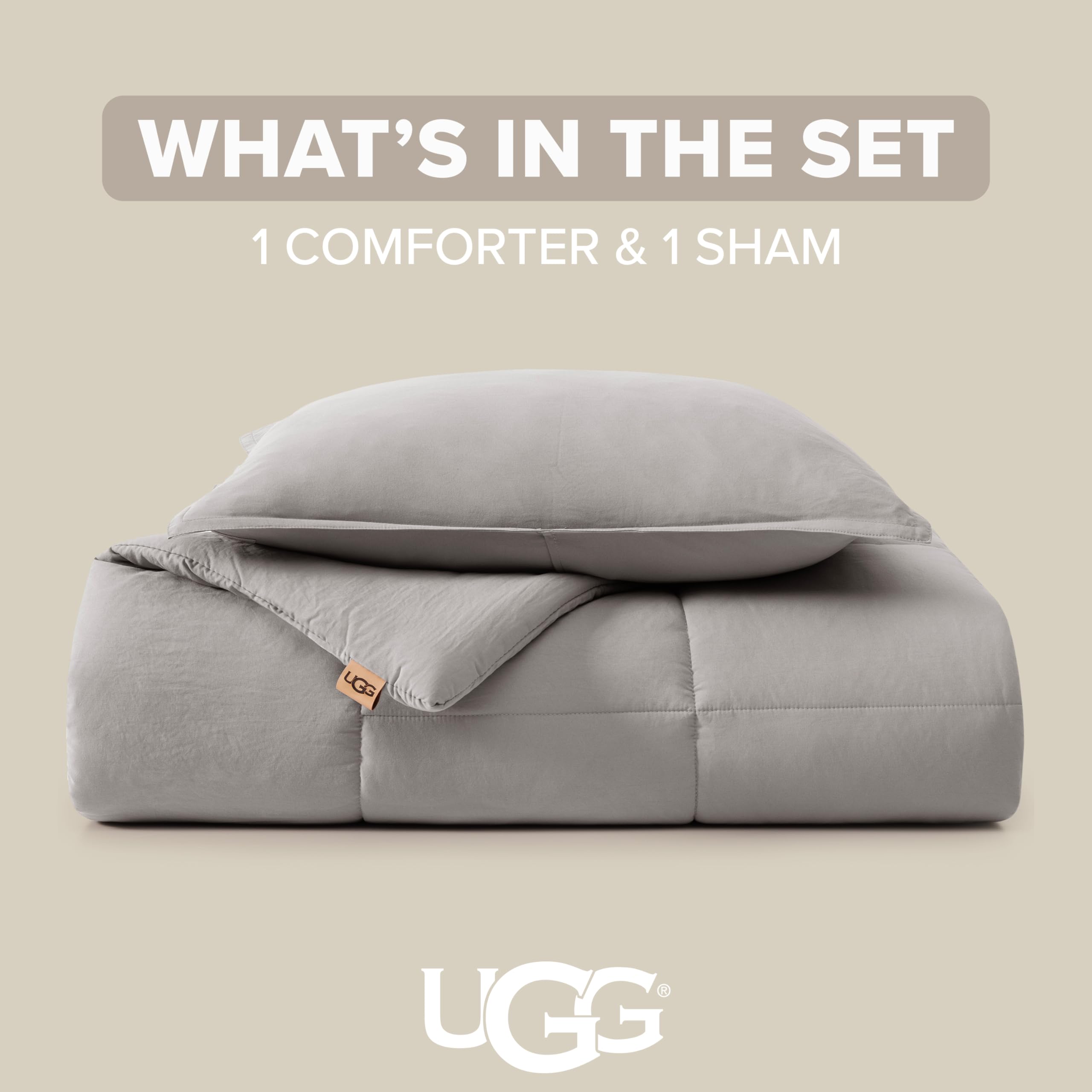 UGG Leonora posé sur lit moderne montrant style et adaptabilité