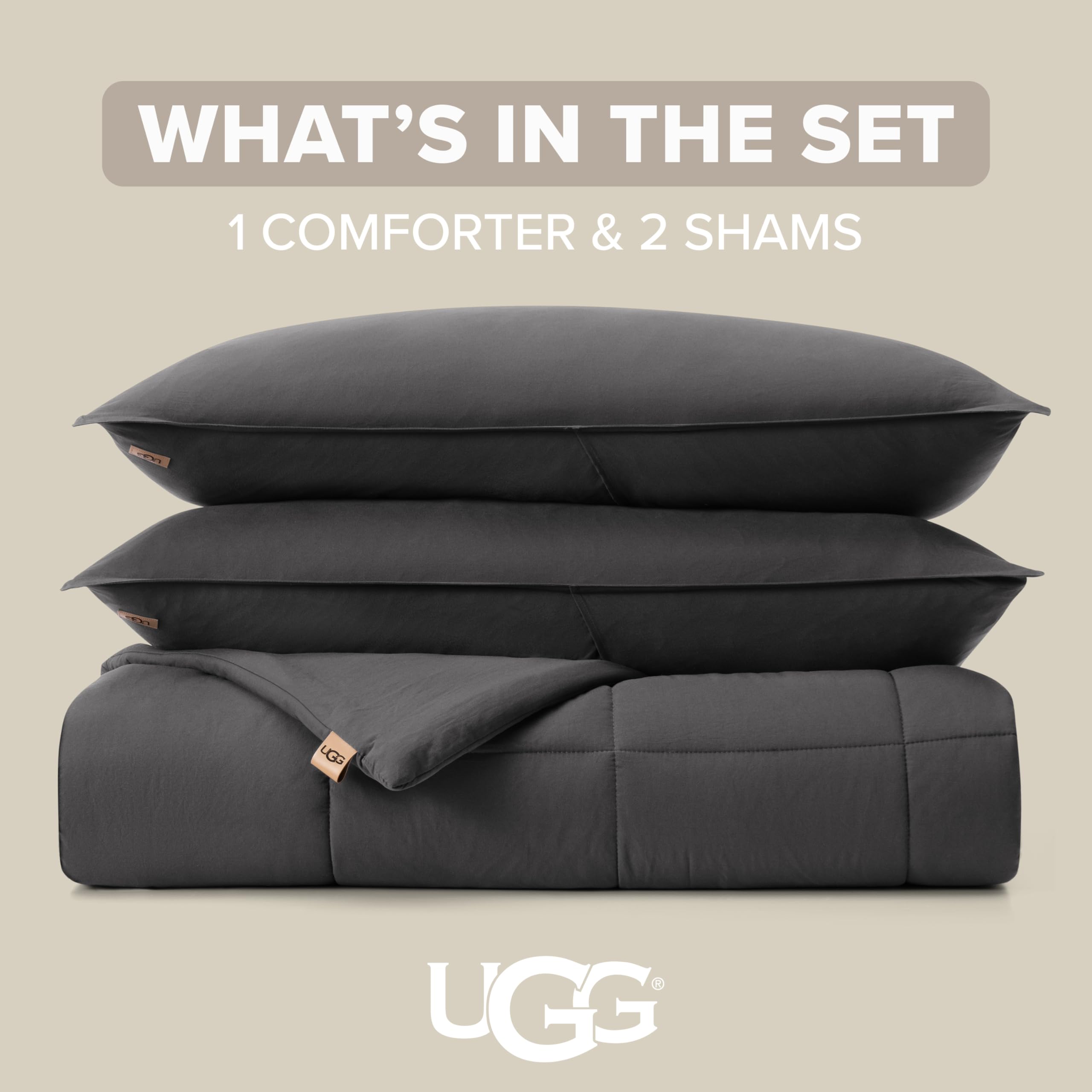 UGG leonora posé sur lit en situation d'usage créant ambiance chaleureuse et élégante