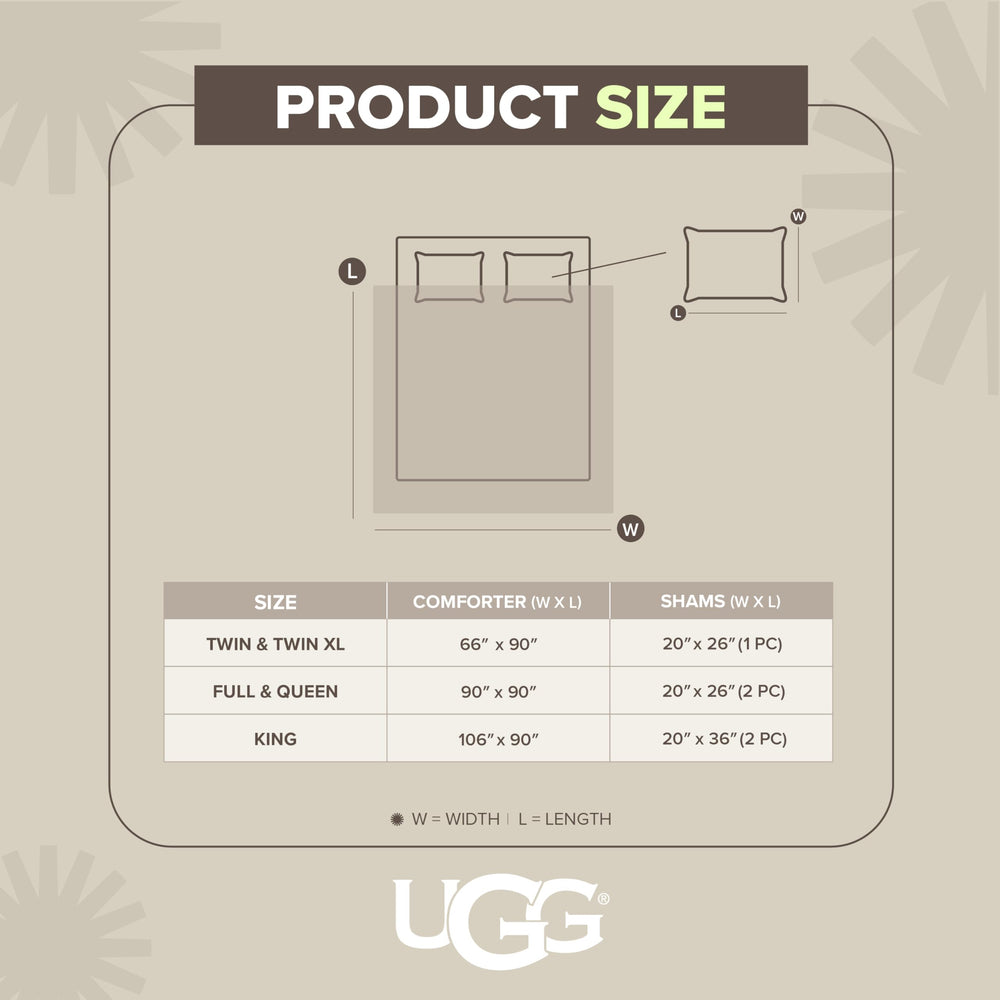 UGG leonora texture du tissu prélavé douce et respirante pour meilleur confort