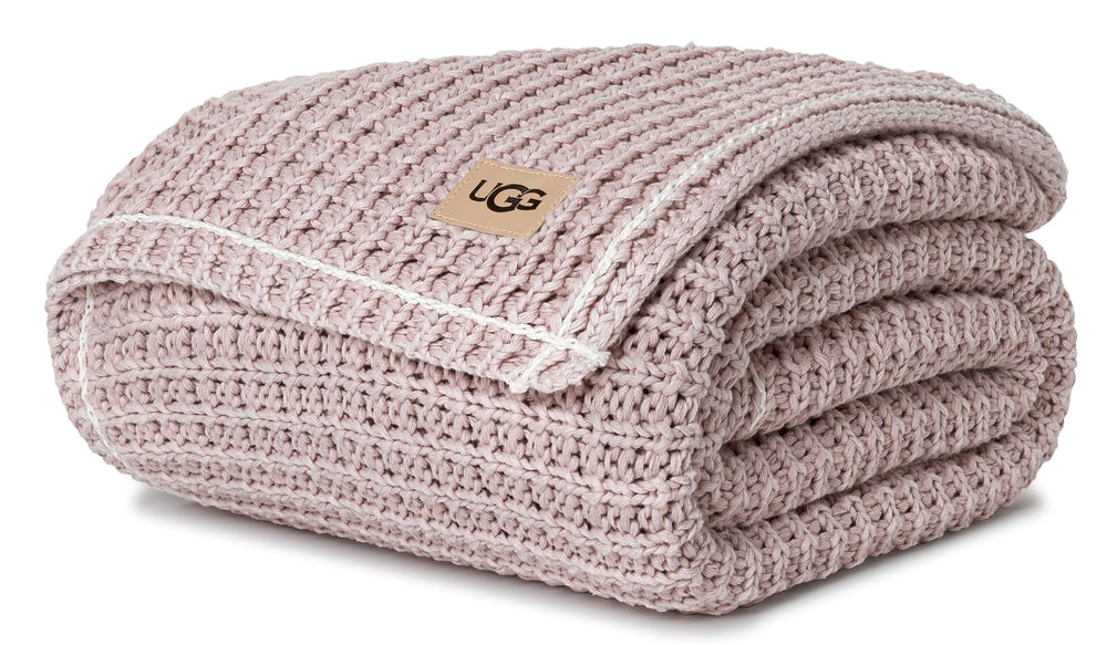 UGG plaid Luna vue avant, apporte confort et style rose