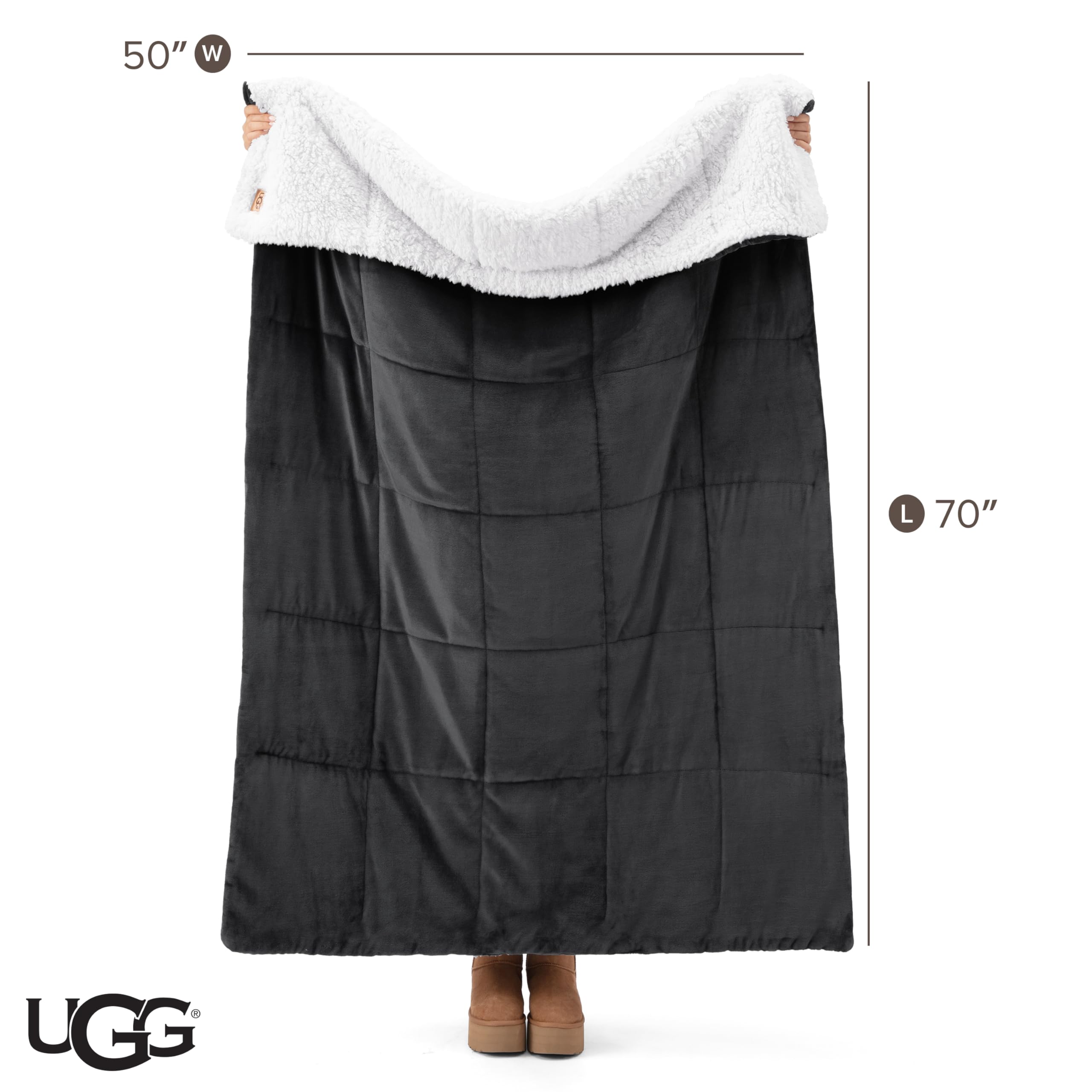 UGG Nita posé sur lit dans chambre montrant ambiance et élégance
