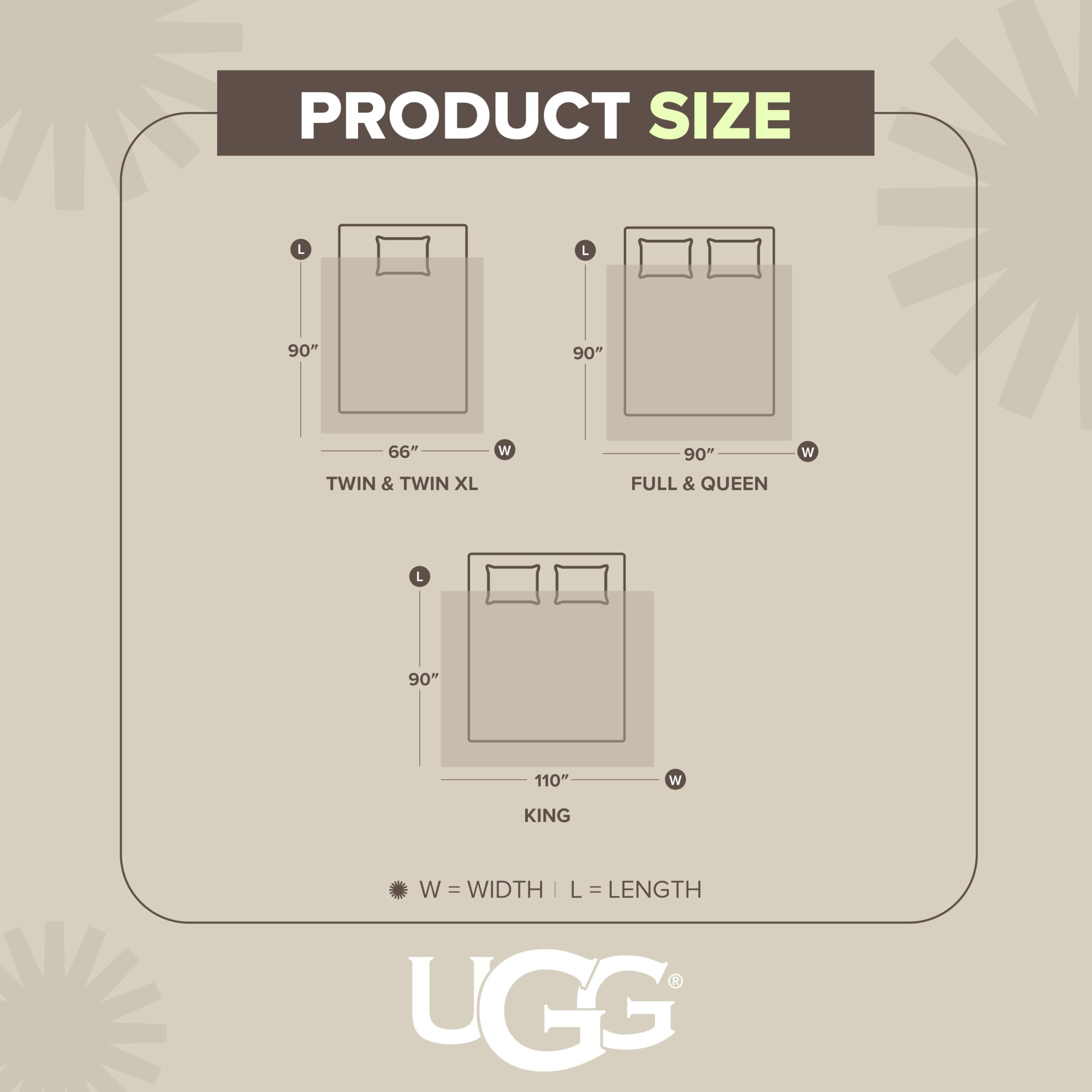 UGG Nita étiquette entretien indique lavage facile et instructions