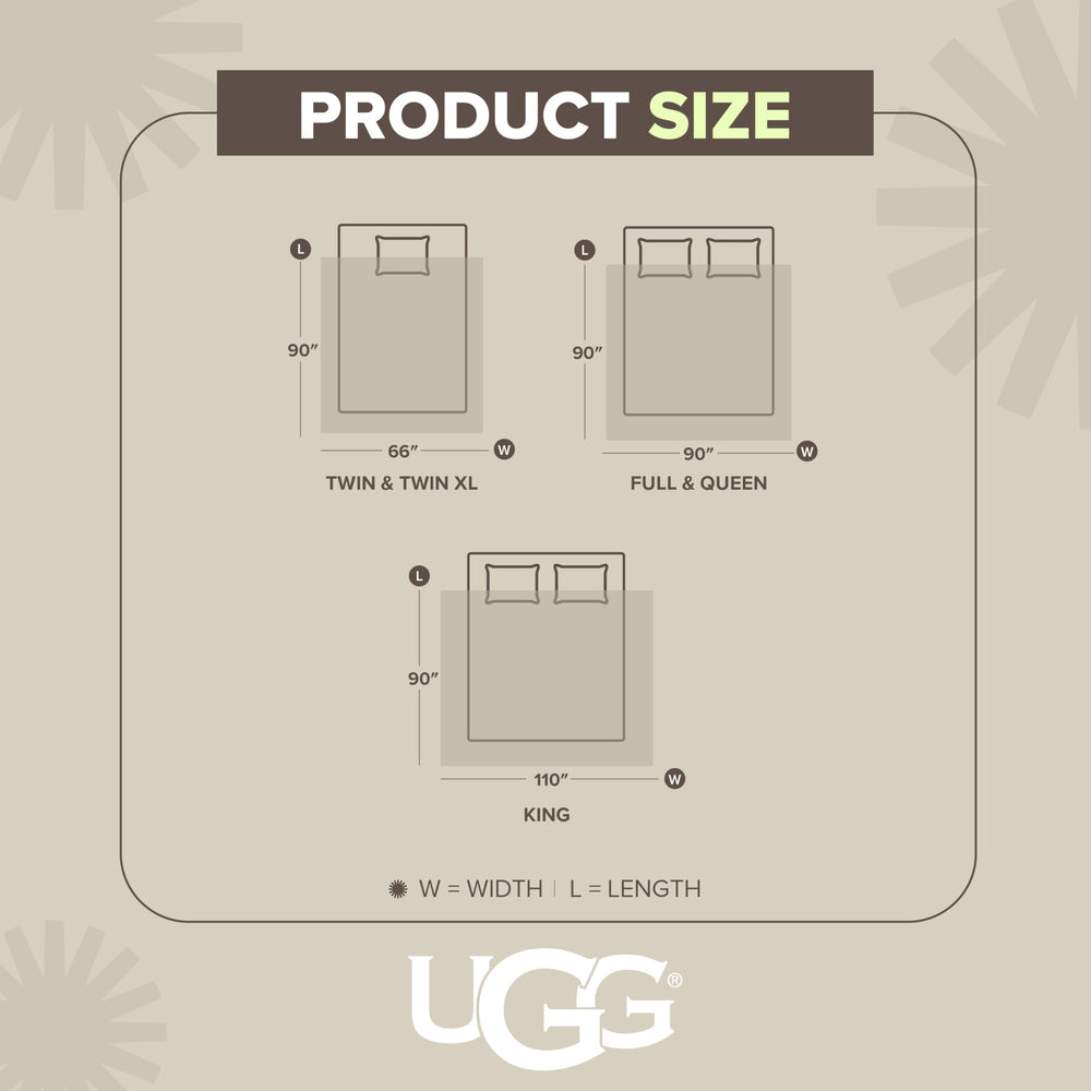 UGG Nita étiquette entretien indique lavage facile et instructions