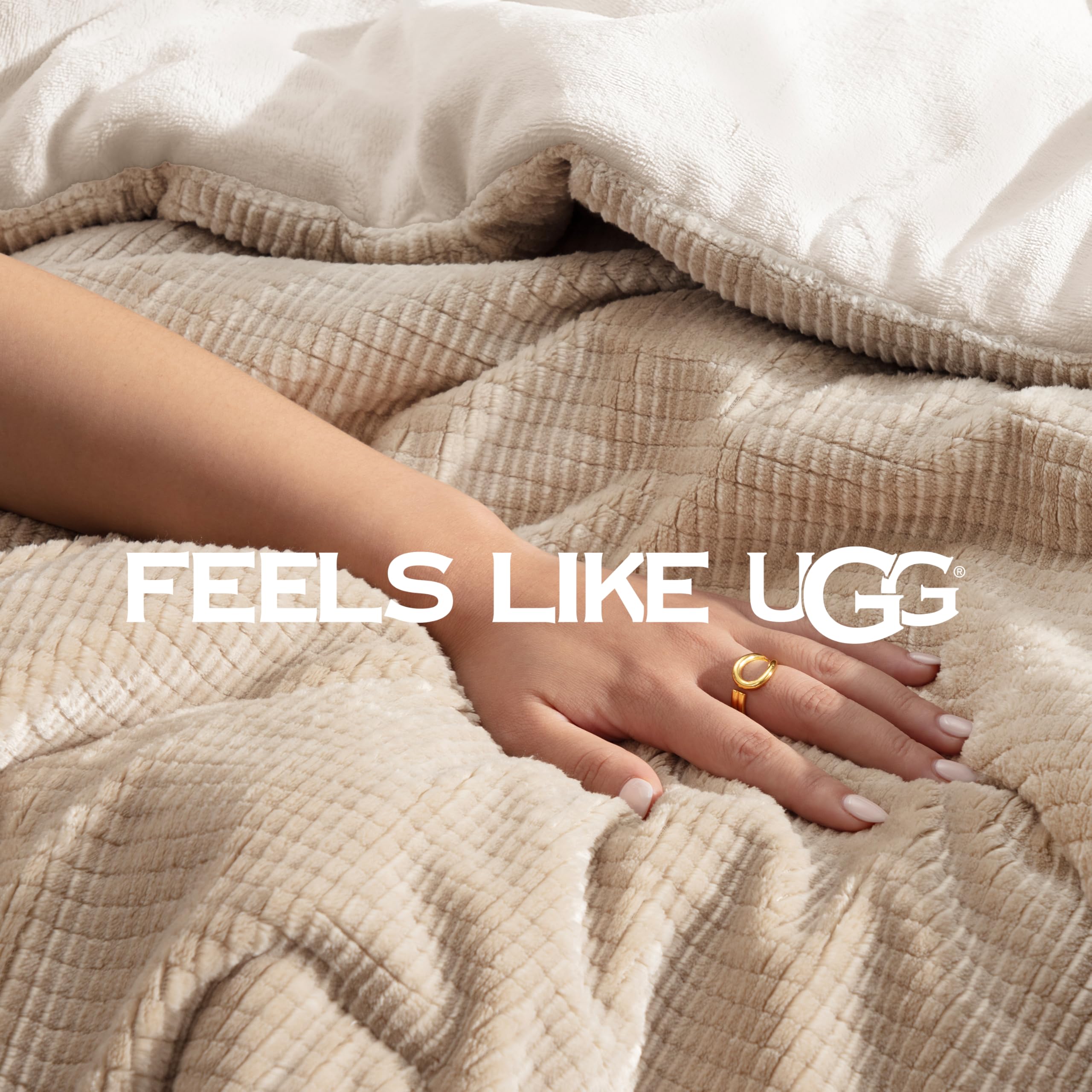UGG taies alignées montrant finition et entretien facile