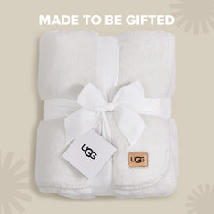 UGG Whitecap utilisé par une personne en position cocooning, favorise détente