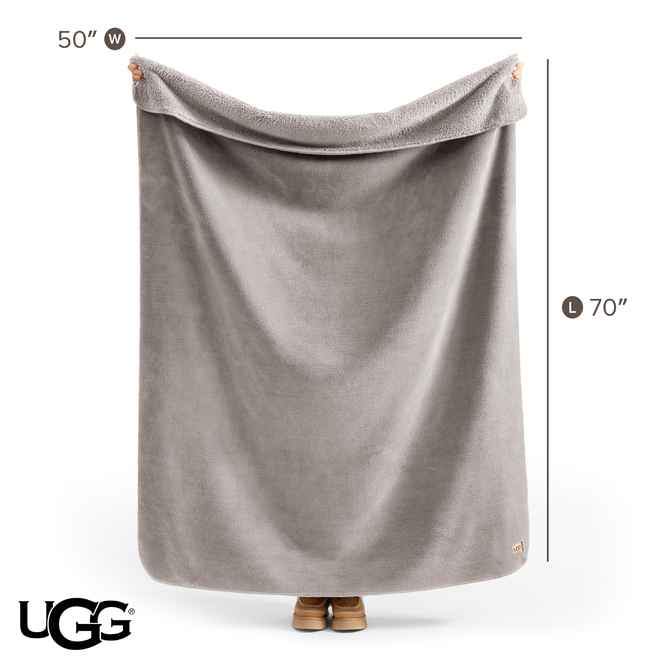 UGG plaid drapé sur canapé créant ambiance cosy et design moderne