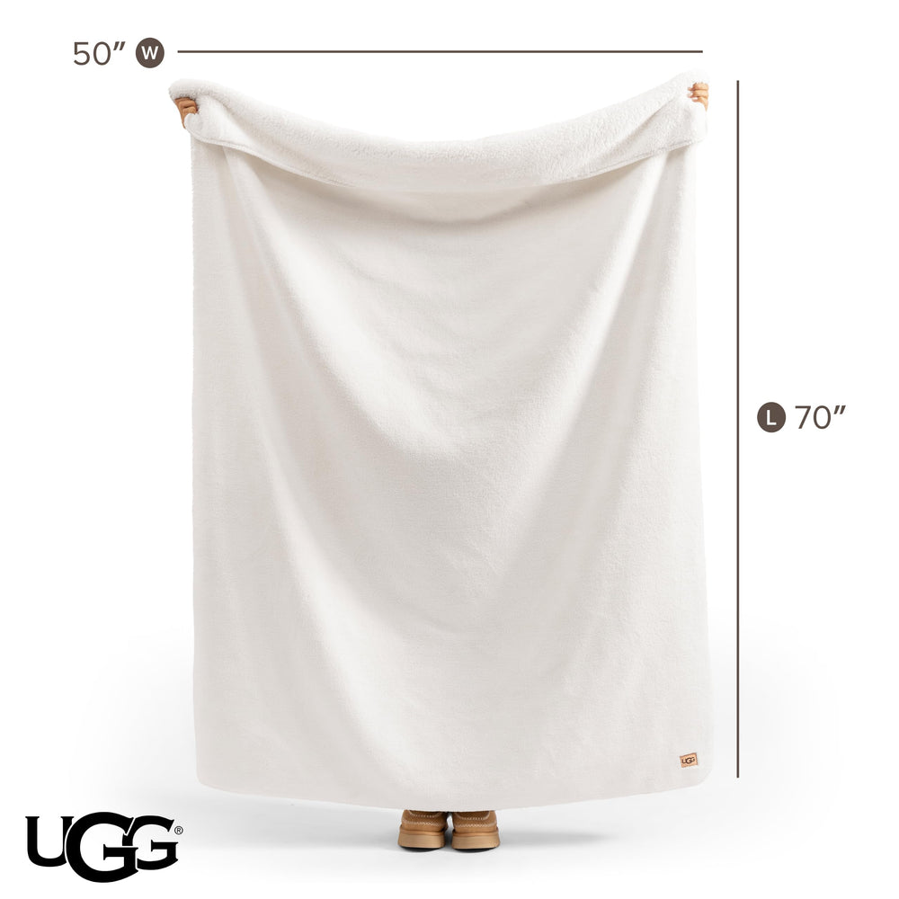 UGG Whitecap drapé sur canapé moderne pour améliorer décor et confort
