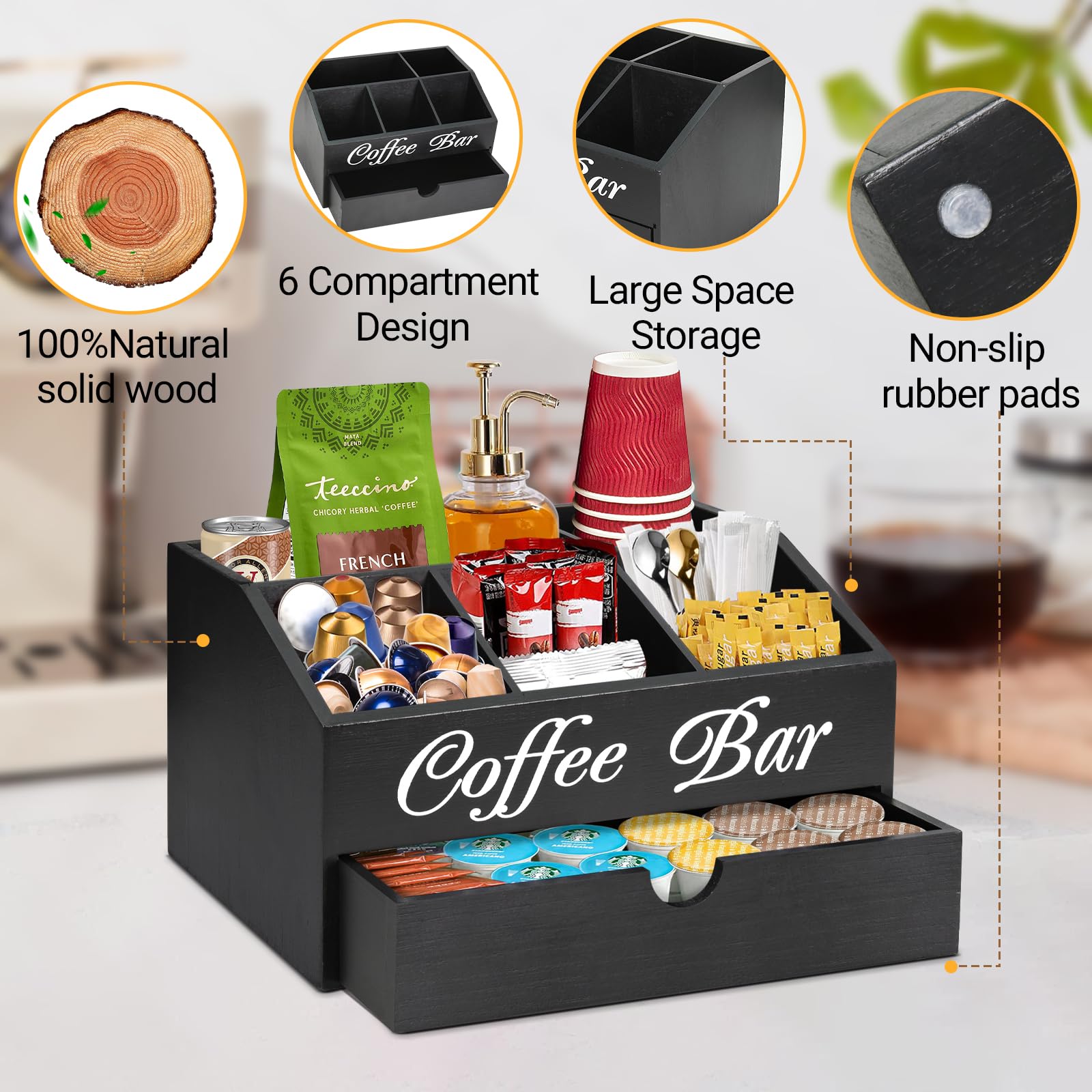 ugiftt organiseur sur plan de travail cuisine apporte style et ordre