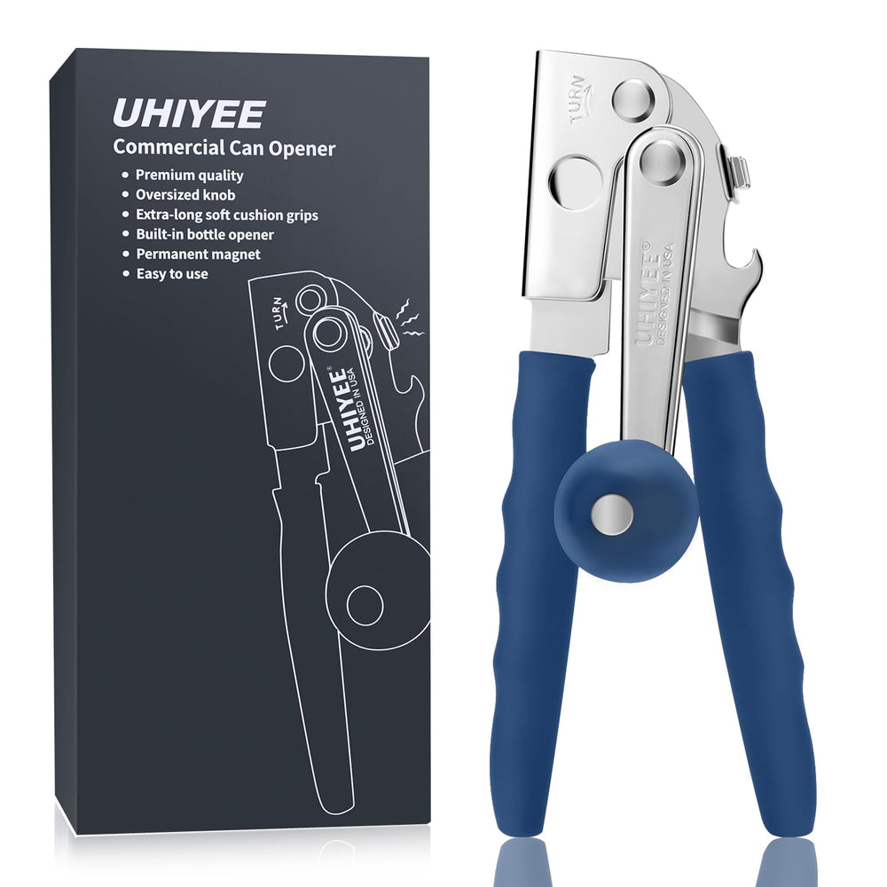 UHIYEE finition bleu et acier facile à nettoyer pour meilleure hygiène en cuisine