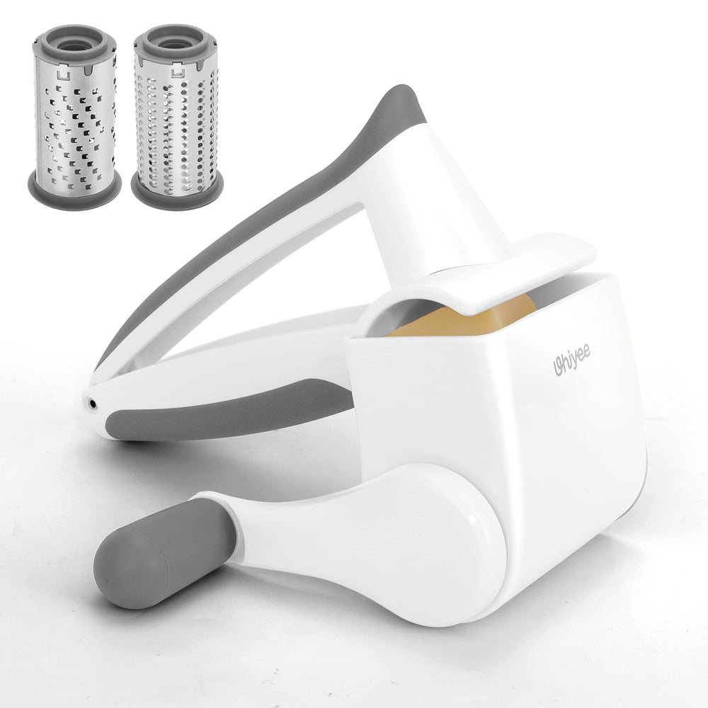 UHIYEE vue avant de la râpe blanche montrant la construction compacte bénéfice ergonomie