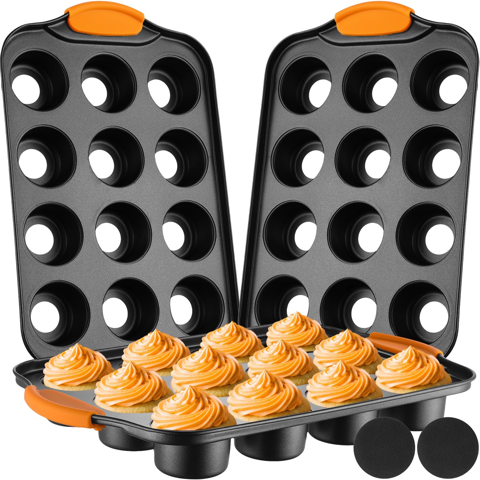Uiifan face avant du moule orange montrant 12 cavités et présentation pratique
