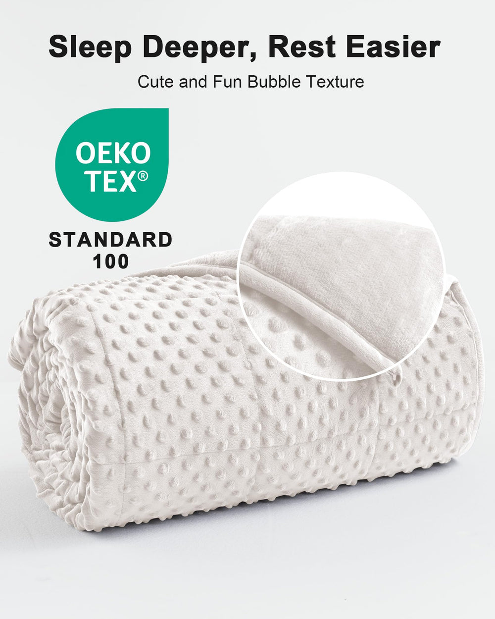 UINIU couverture à côté d'une personne assise montrant échelle et couverture adaptée