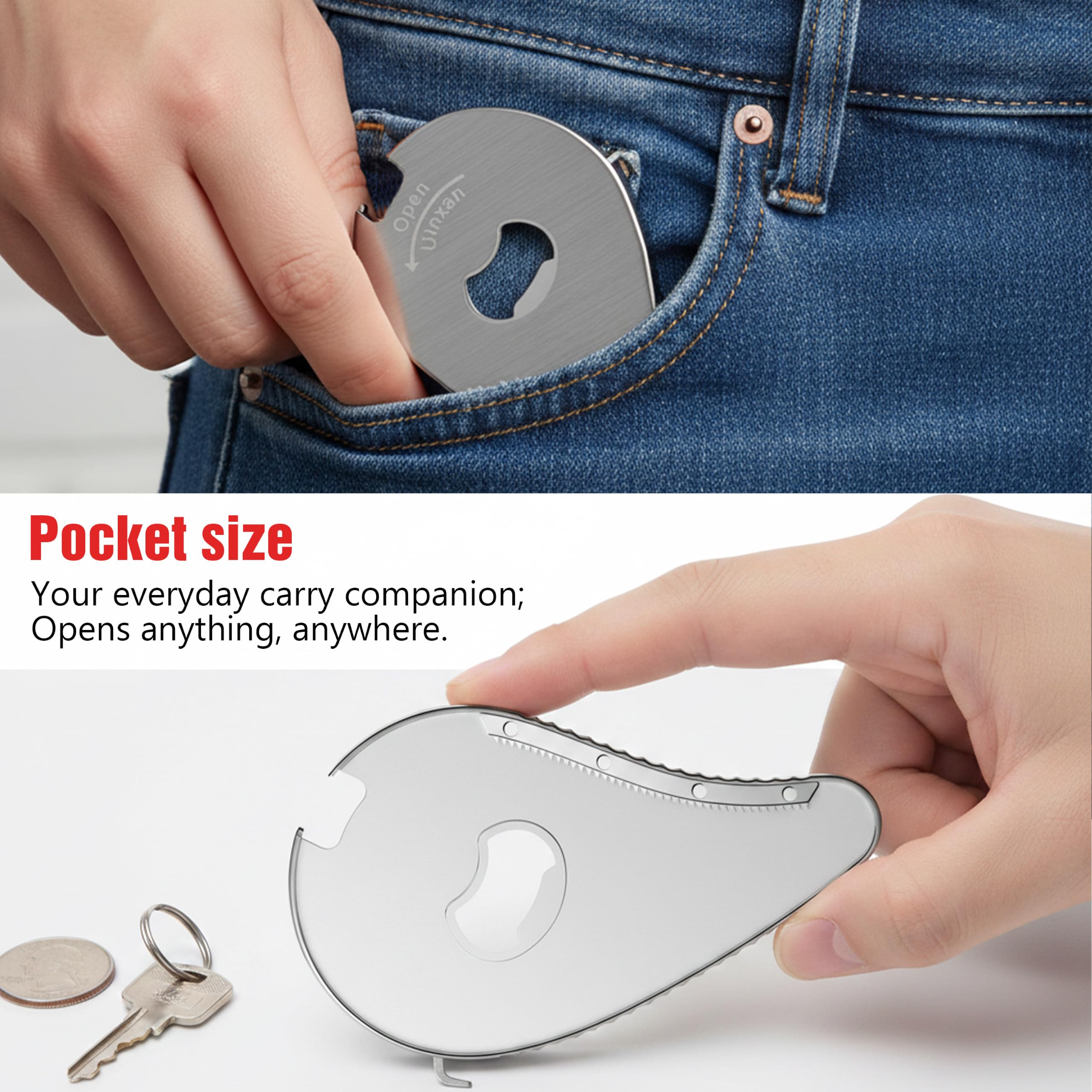 Uinxan posé à côté d’un porte-clés pour comparaison de taille