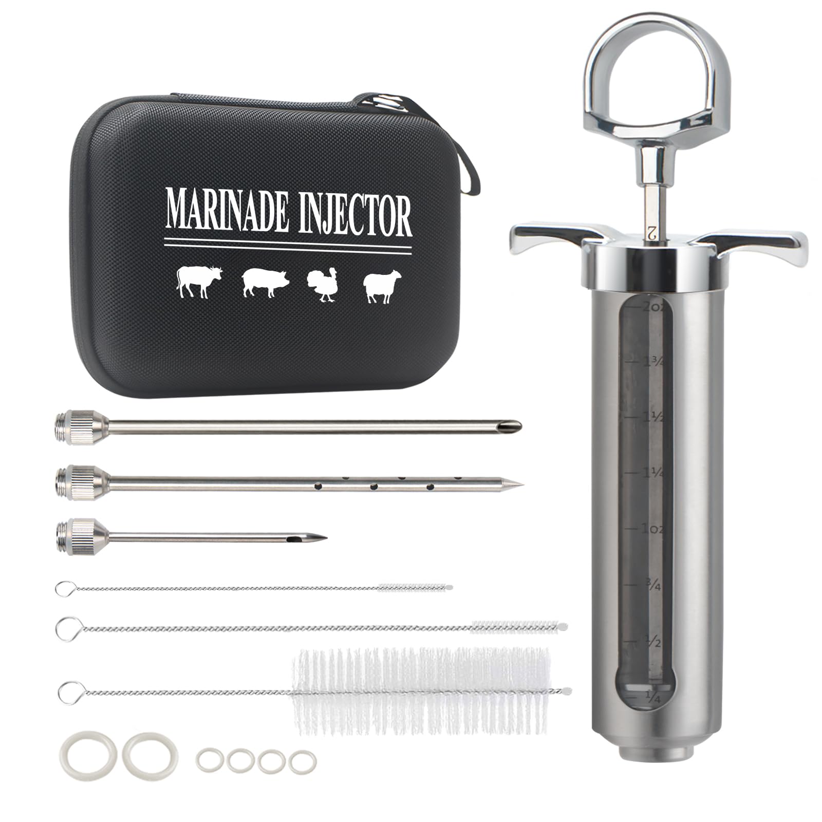 Uironly injecteur de viande vue de face montrant design robuste et performance