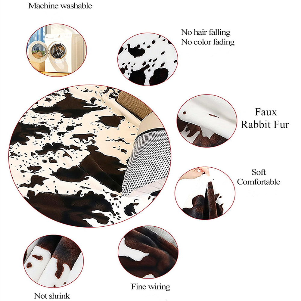 UKELER détail motif léopard et bord soigné pour finition haut de gamme