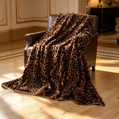 UKELER plaid léopard face avant montrant style élégant et confort