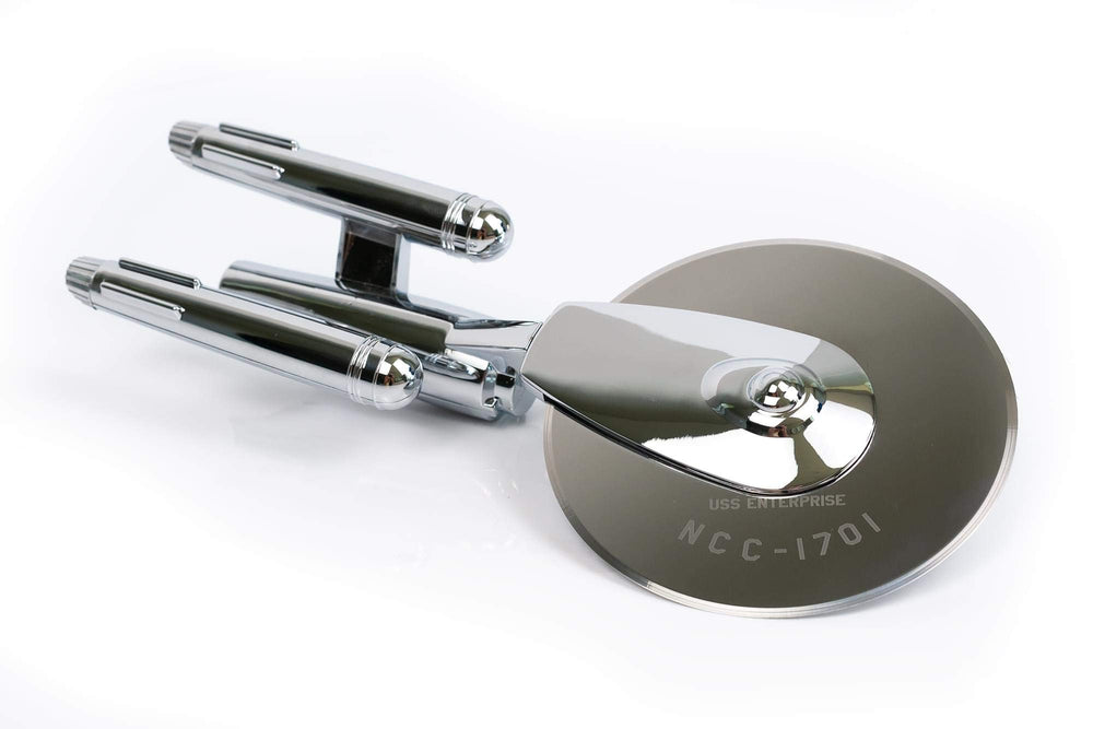 Ukonic coupe-pizza détail roue acier inoxydable montrant coupe nette et durabilité