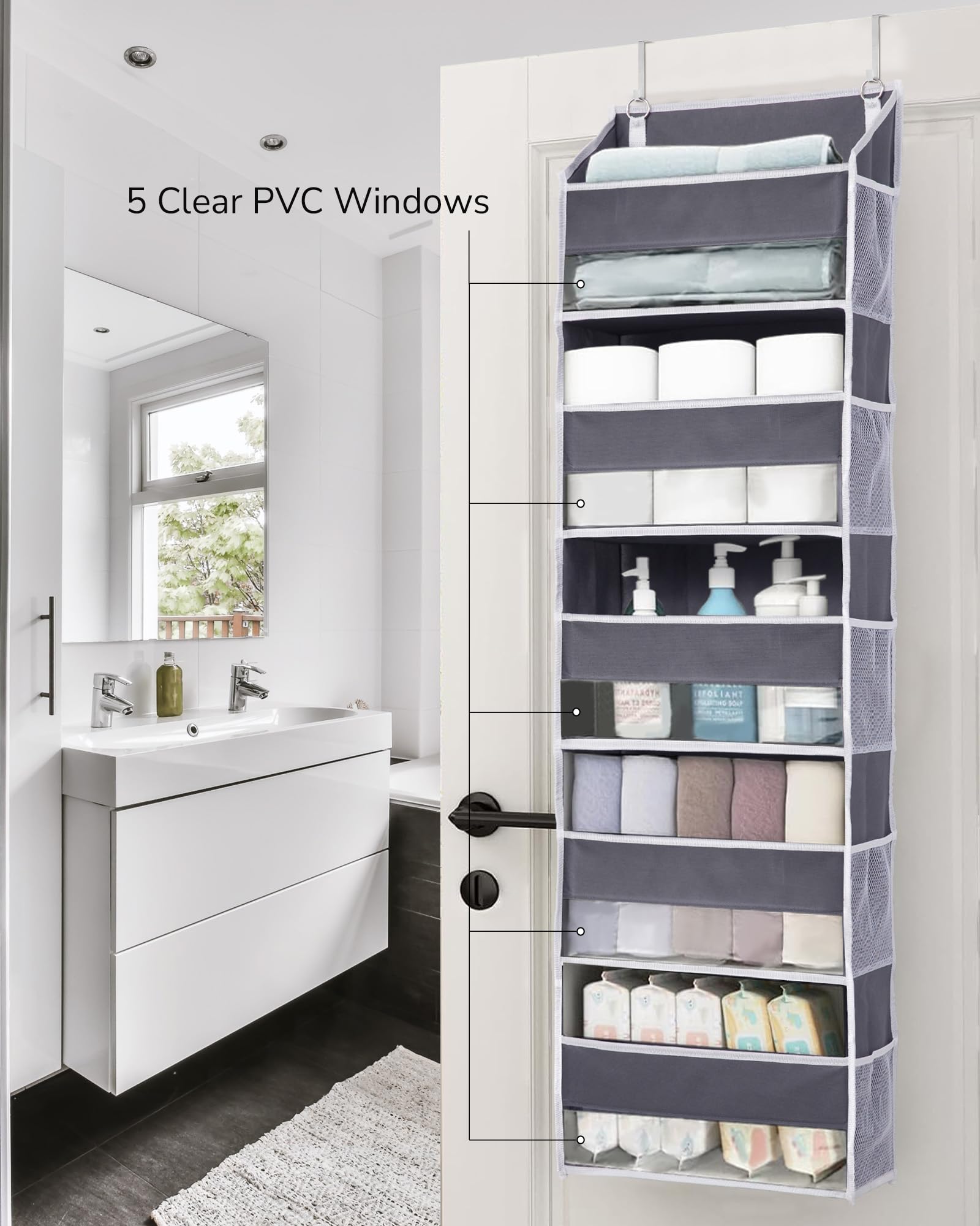 ULG poches latérales en mesh gardant accessoires visibles et accessibles