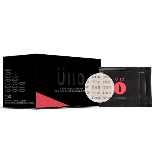 Üllo filtre pack de 15 en vue frontale, montre le conditionnement pratique