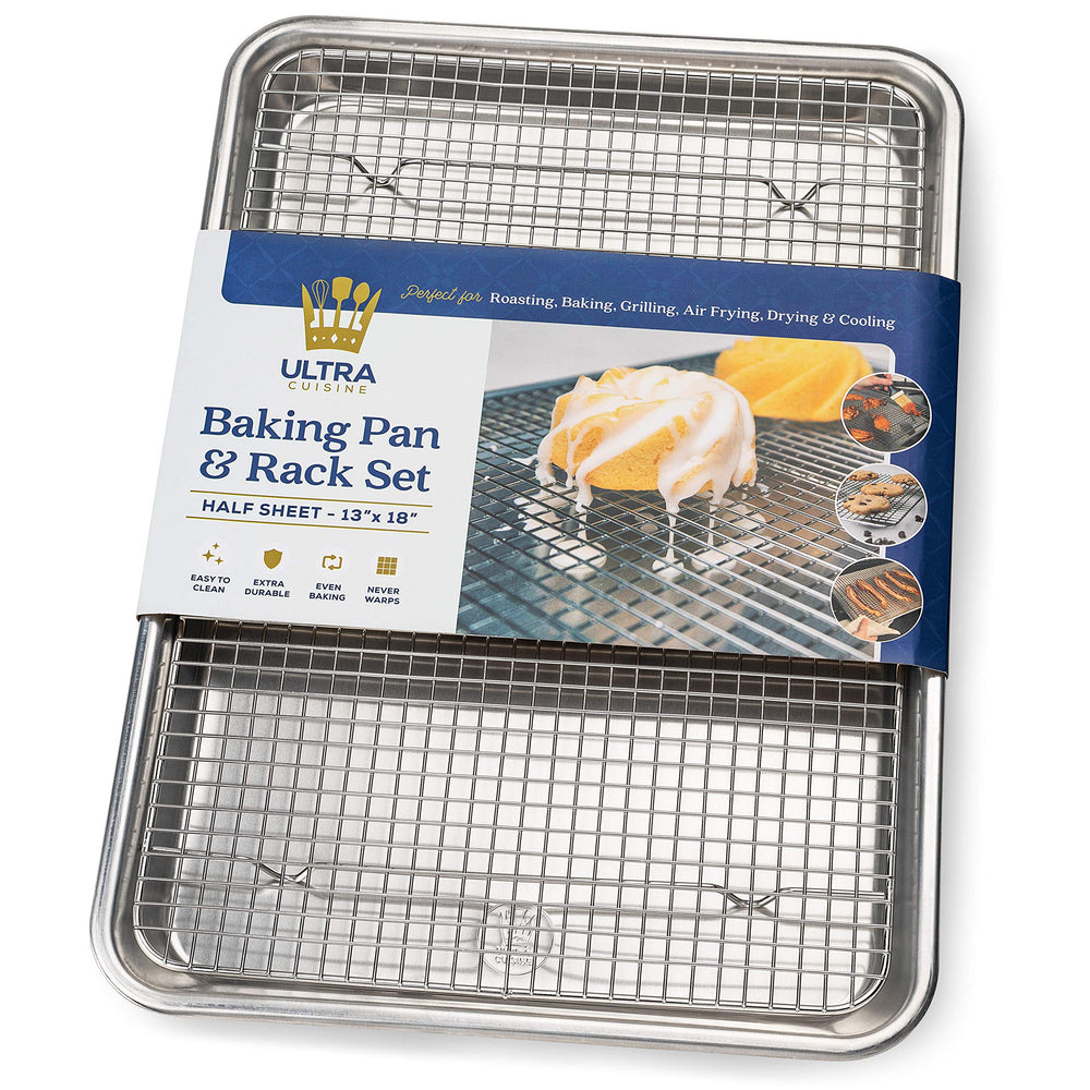 Ultra Cuisine plaque face avant montrant une cuisson uniforme et durable