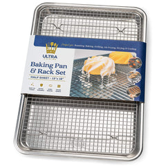 Ultra Cuisine plaque face avant montrant une cuisson uniforme et durable
