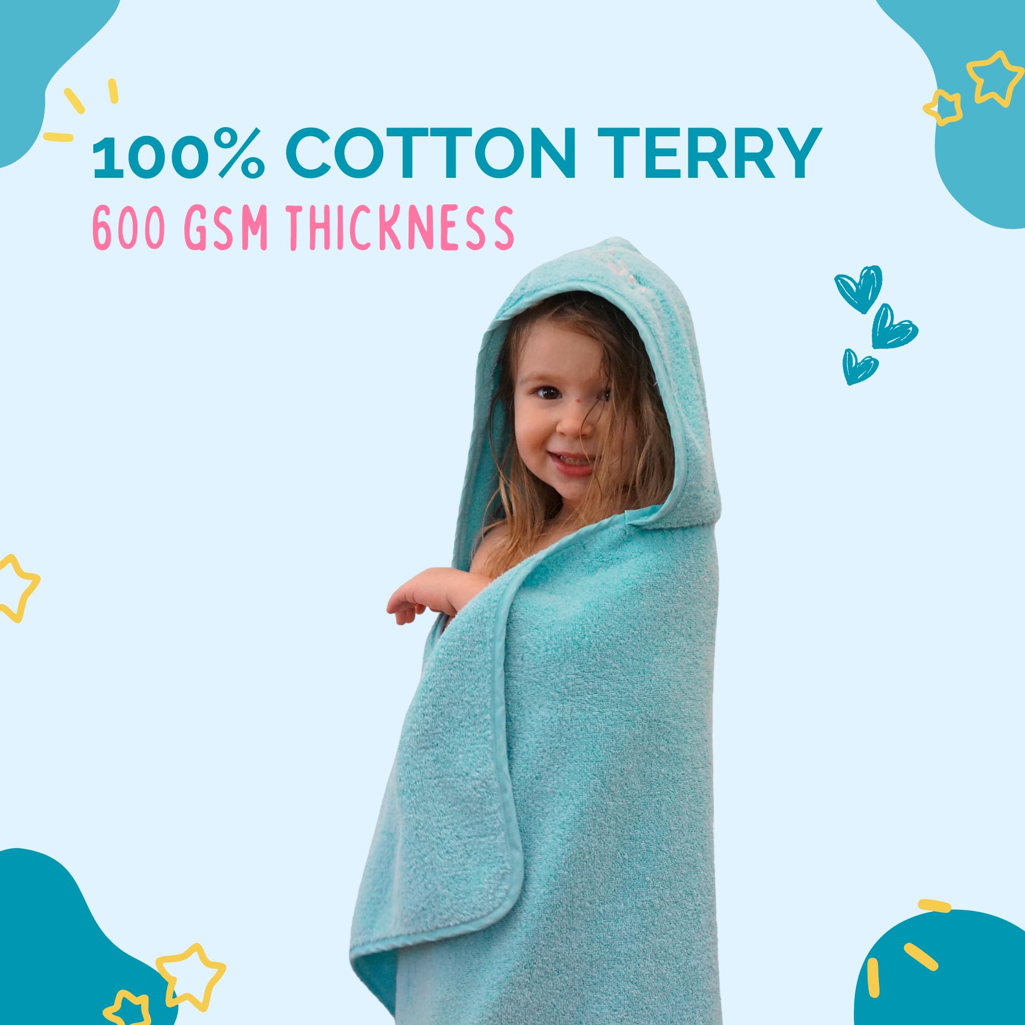 Ultra-Homes serviette à l'échelle d'un enfant montrant dimension oversize