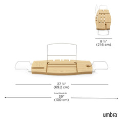 Umbra Aquala détail du grain de bois Umbra accentuant l'aspect naturel