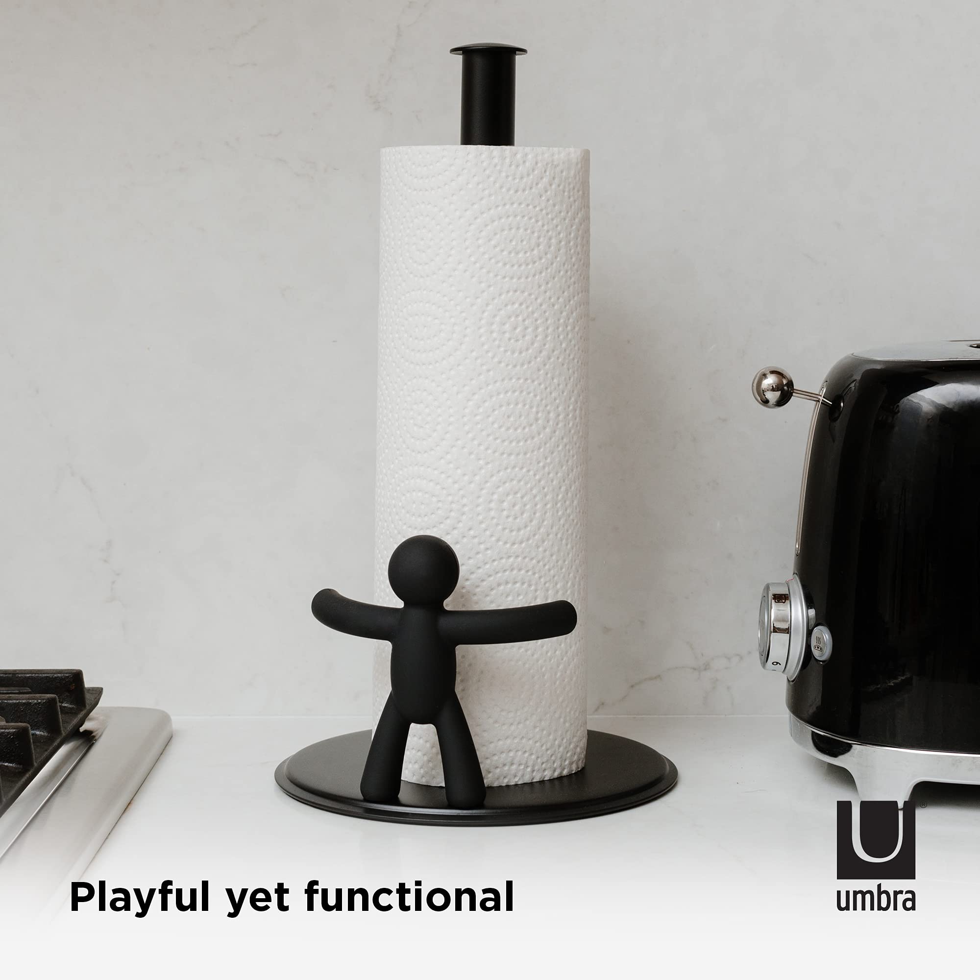 Umbra Buddy base antidérapante assurant stabilité sur plan de travail