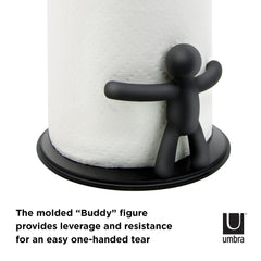 Umbra Buddy comparatif taille avec rouleau pour apprécier encombrement réduit