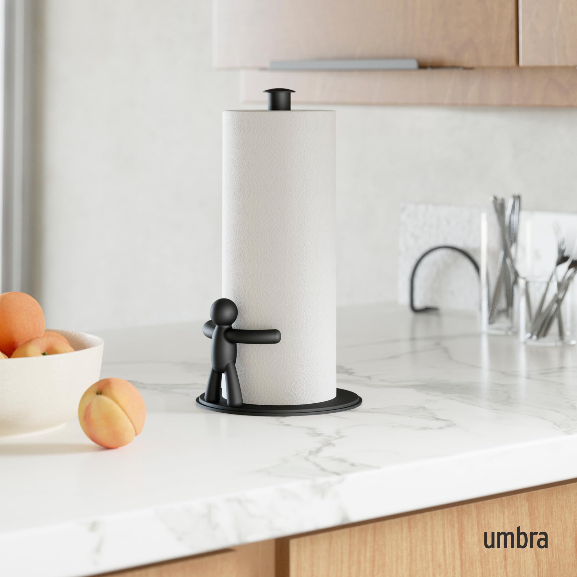 Umbra Buddy gros plan matière en polypropylène pour friction et durabilité