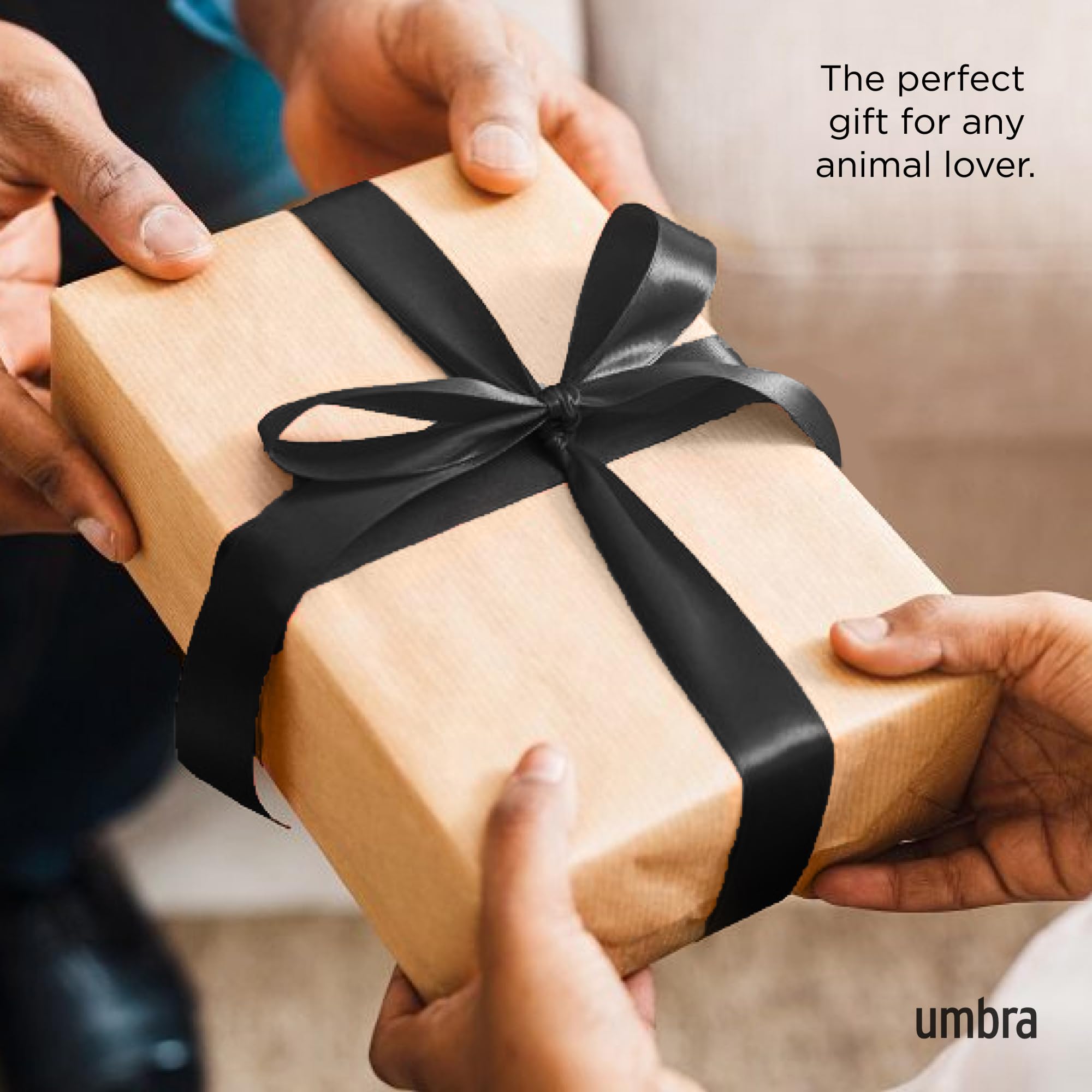 Umbra Dachsie détail de l'étiquette et finition polie faite main