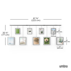Umbra : détails des cadres 20×25 et 13×18, simplicité pour changer photos