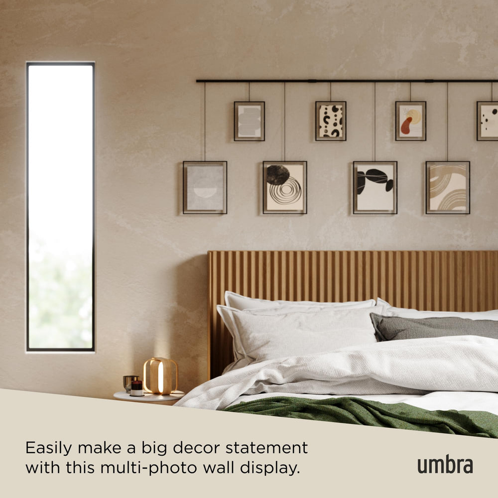 Umbra : comparaison d'échelle avec un meuble bas pour visualiser taille