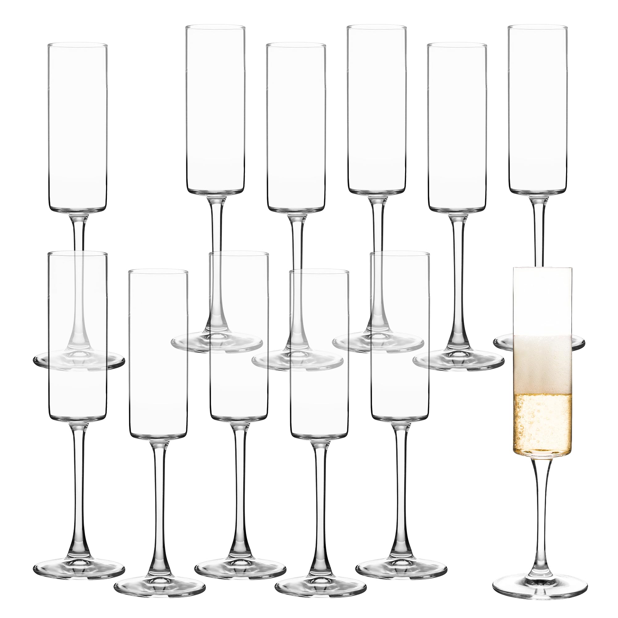 UMEIED flûtes face avant montrant design élégant et présentation raffinée