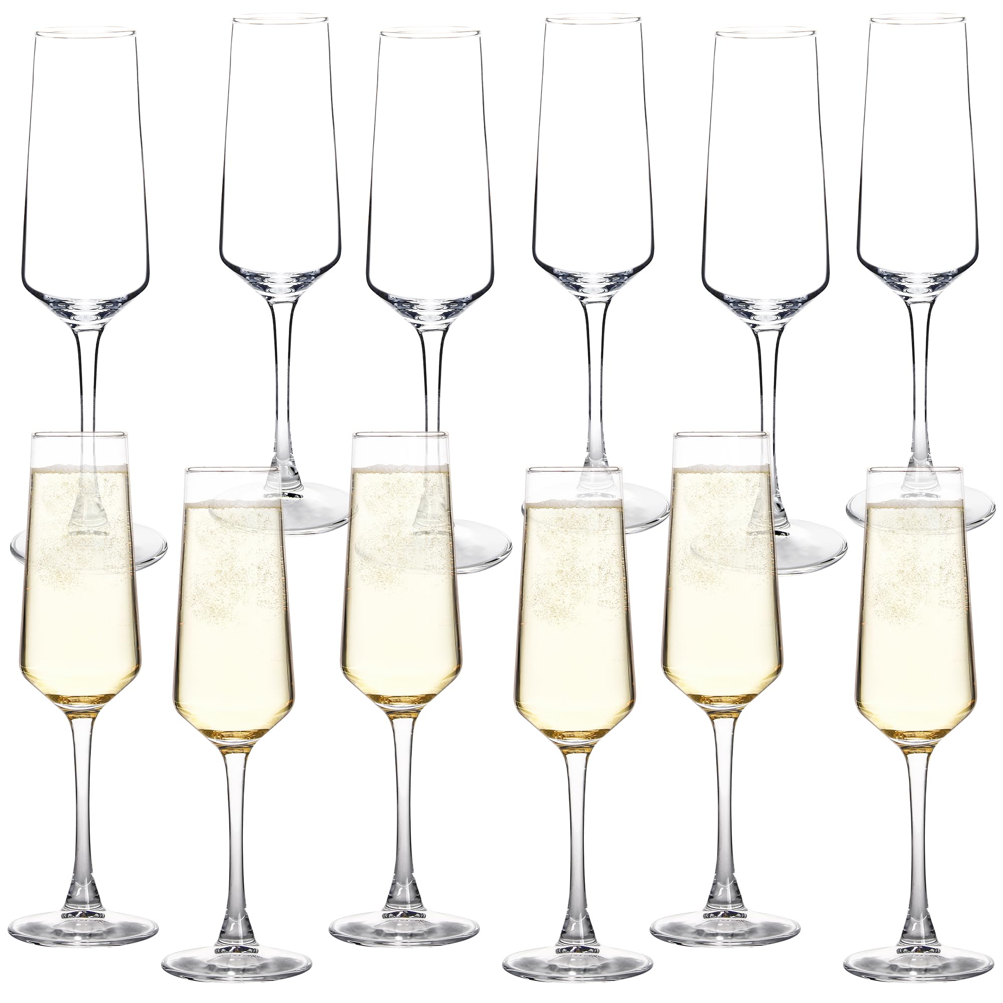UMEIED flûtes paquet avant montrant l’ensemble de 12 verres et l’élégance