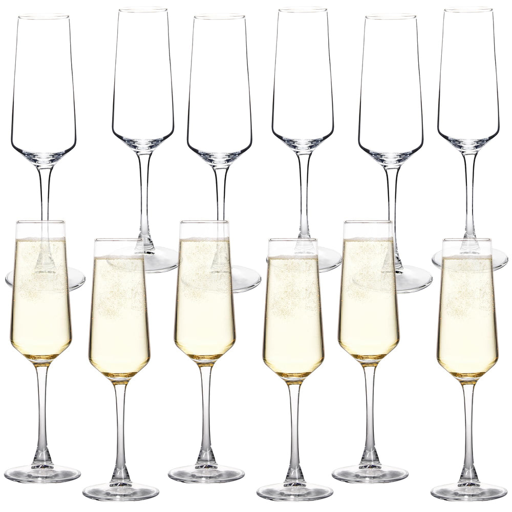UMEIED flûtes paquet avant montrant l’ensemble de 12 verres et l’élégance