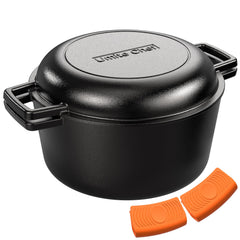 Umite Chef cocotte 7QT vue de face montrant polyvalence et finition