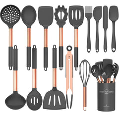 Umite Chef ensemble packaging avant montrant les 15 ustensiles et esthétique moderne