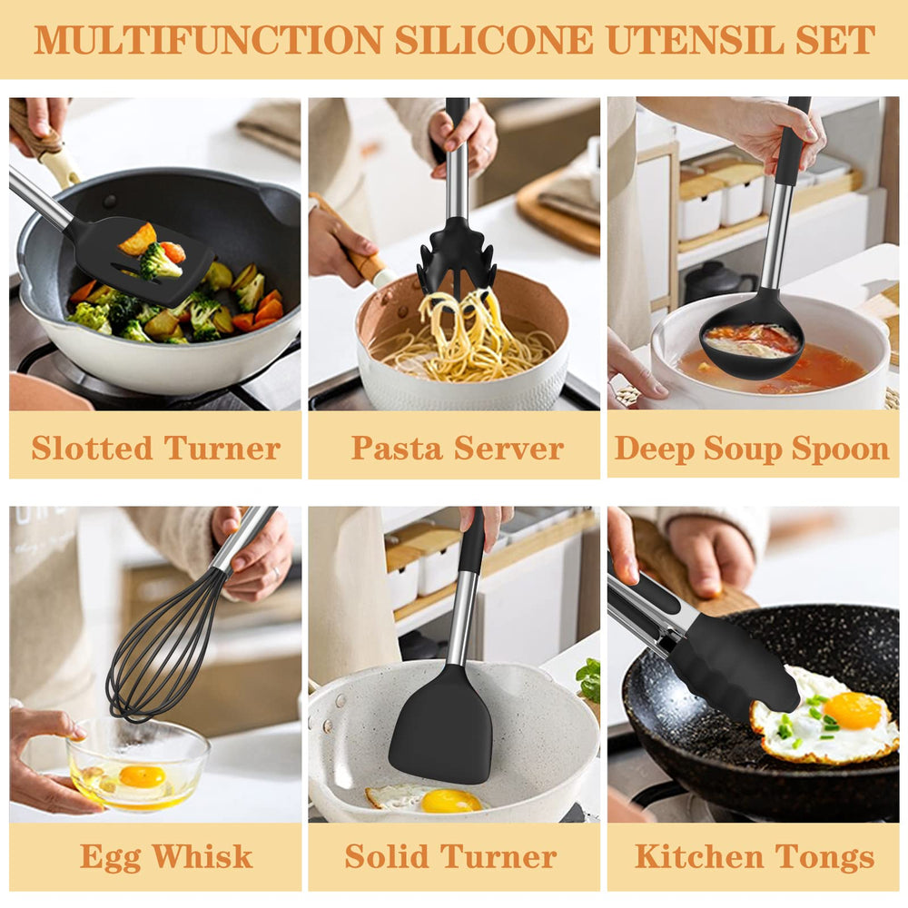 Umite Chef gros plan silicone doux protégeant les surfaces antiadhésives