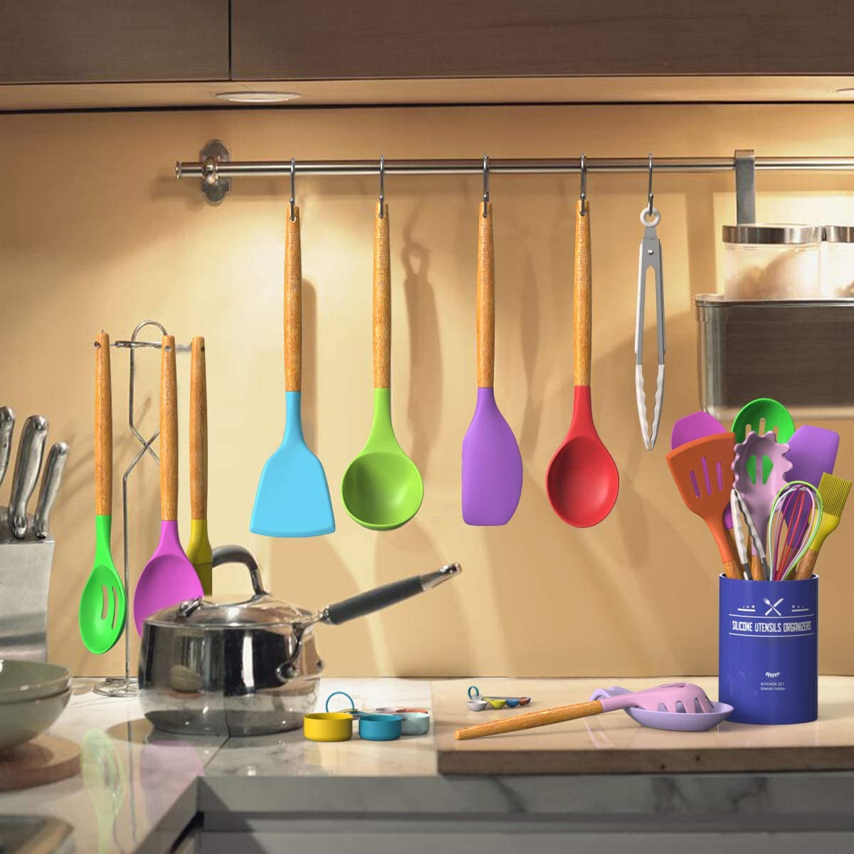 Umite Chef tapis en silicone et accessoires pour protection et stabilité