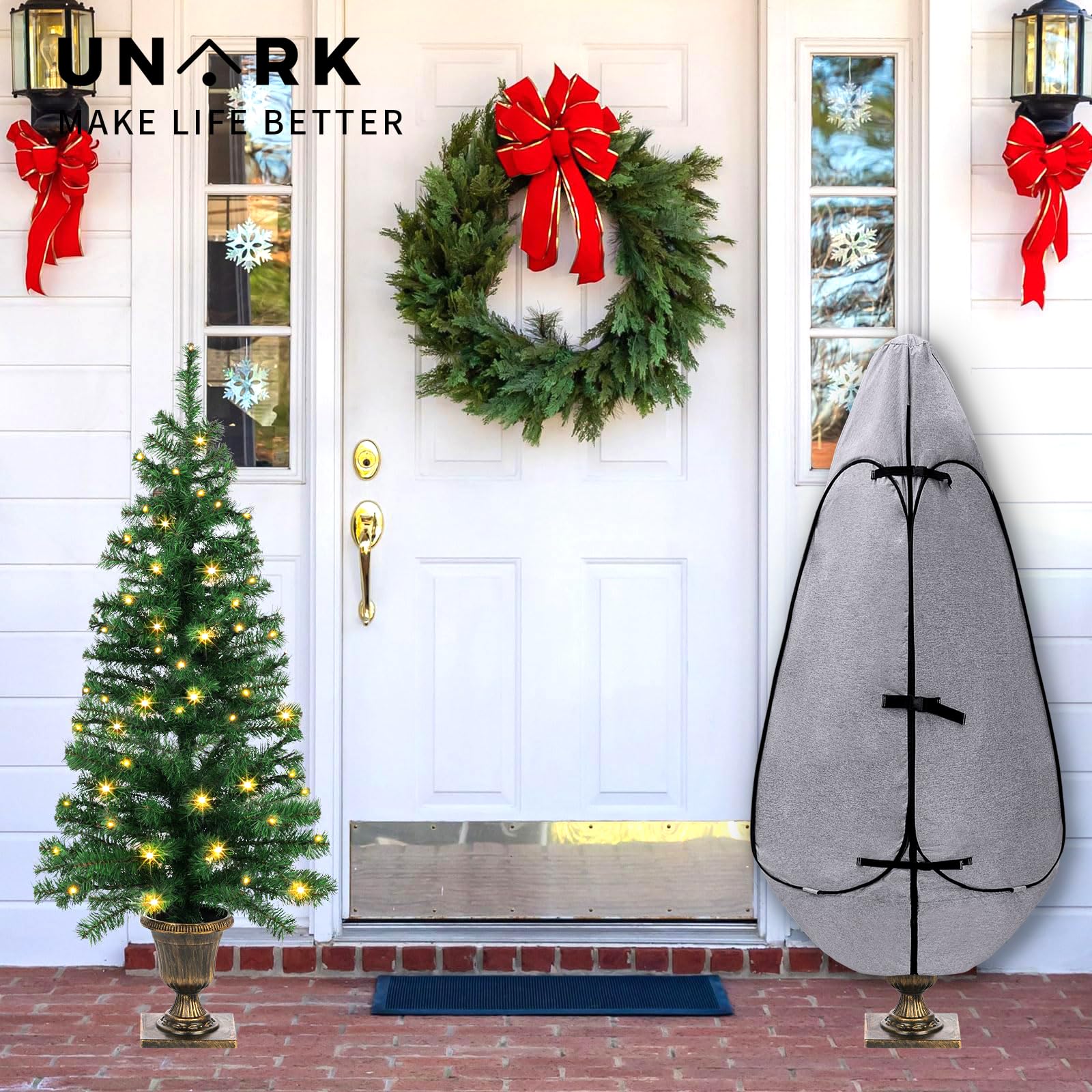 UNARK housse pliée compacte pour rangement peu encombrant