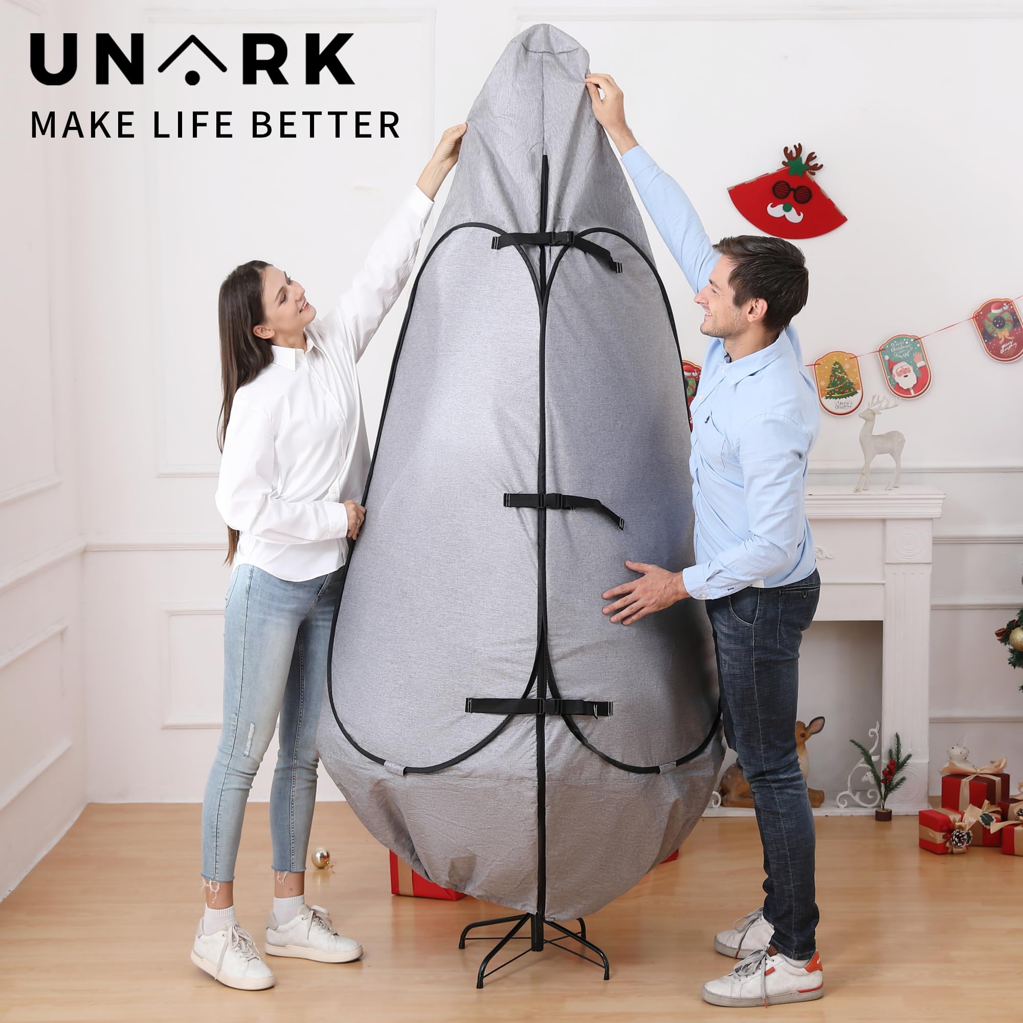 UNARK fermeture éclair détail assurant fermeture sûre et accès large