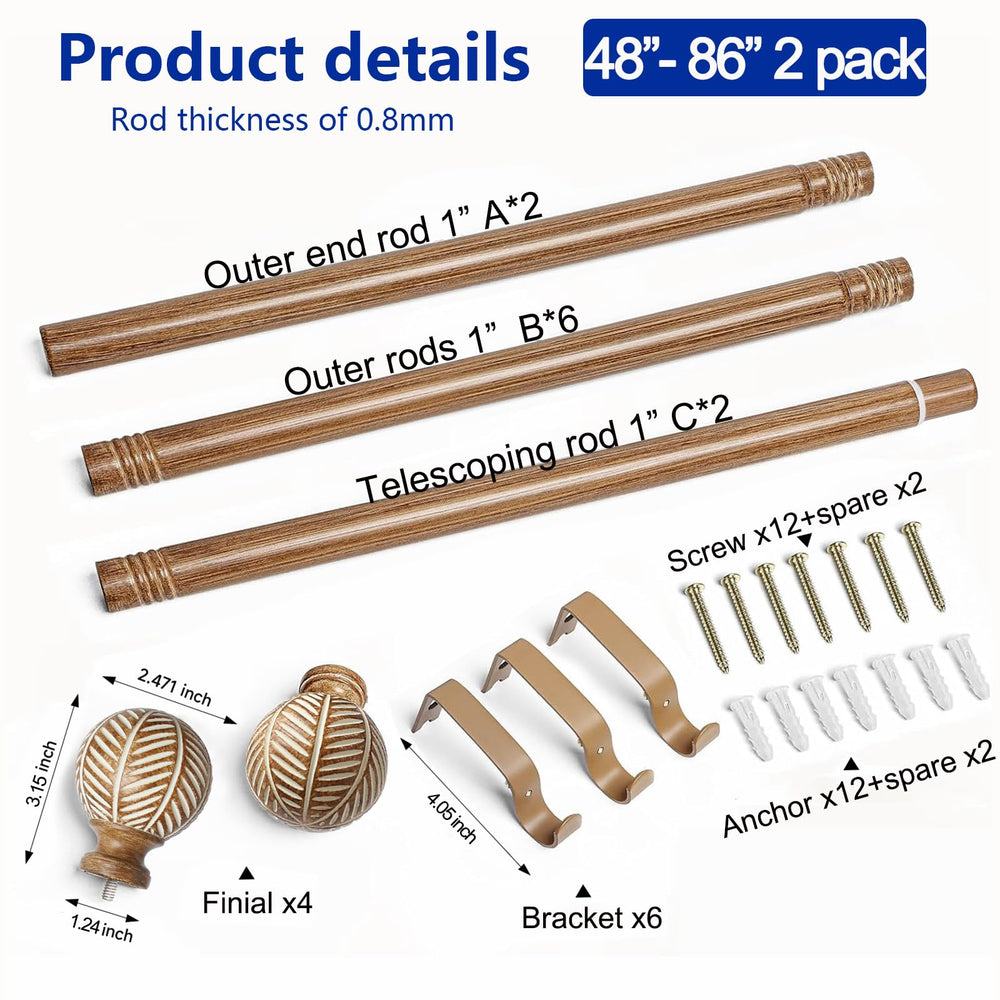 UNCONSIL personne installant la tringle montrant facilité d'installation