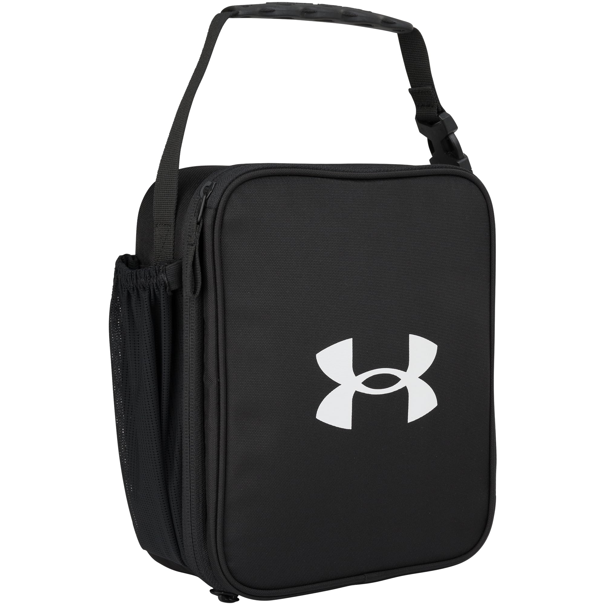 Under Armour lunchbox face avant robuste, look noir et blanc pratique