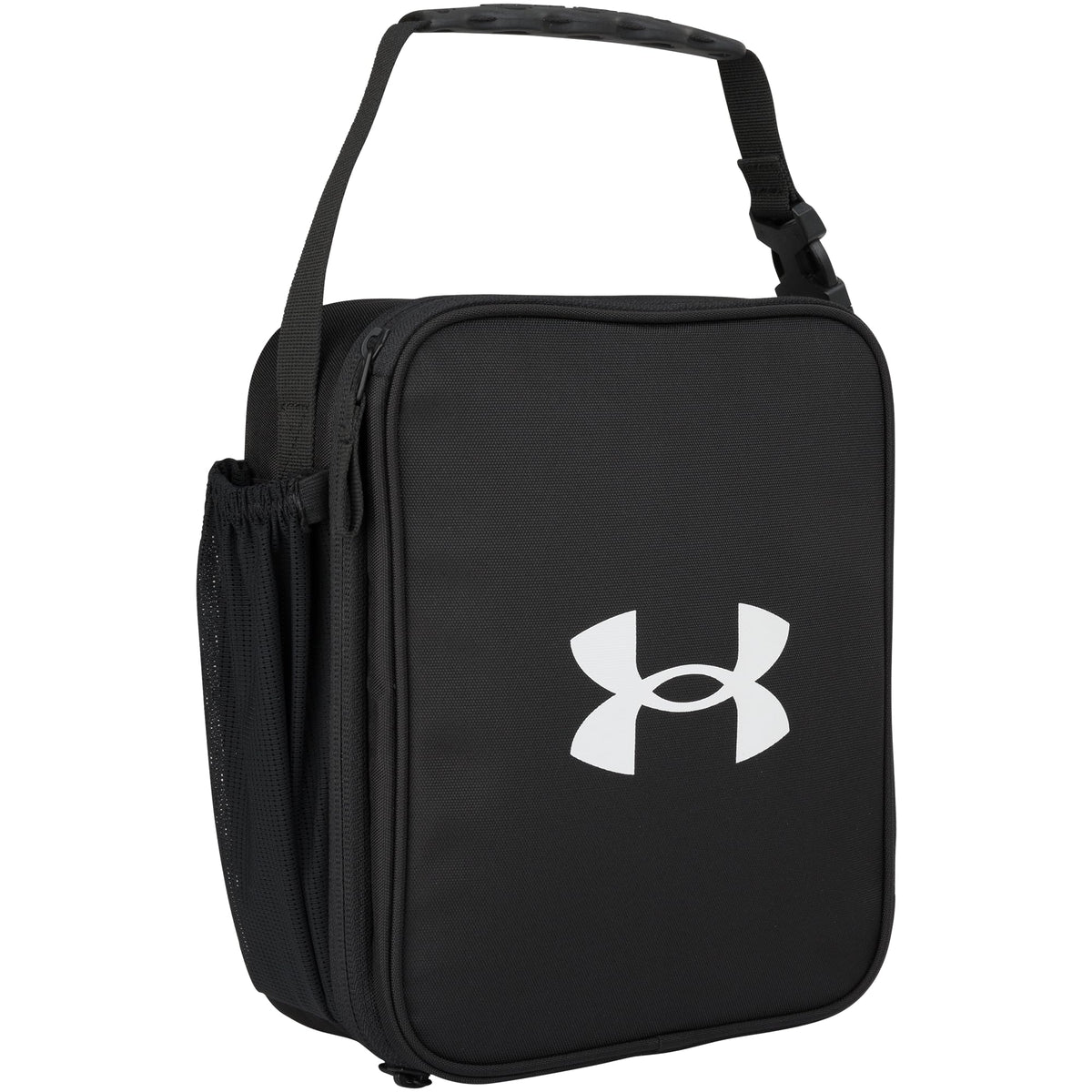 Under Armour lunchbox face avant robuste, look noir et blanc pratique