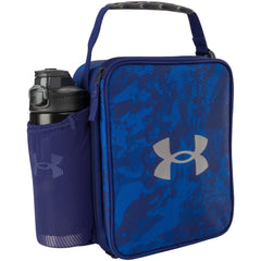Under Armour lunchbox ouverte révélant grande capacité et poche intérieure de rangement